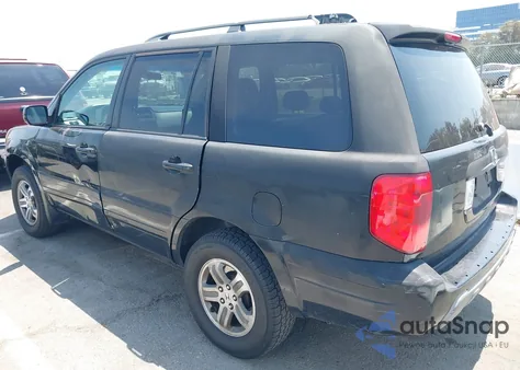2004 Honda Pilot Ex-L из США, поврежденный, VIN 2HKYF185X4H582527